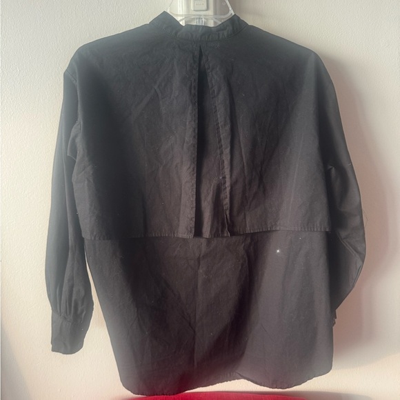 SHEIN Black Button-Up Blouse - Picture 4 of 5